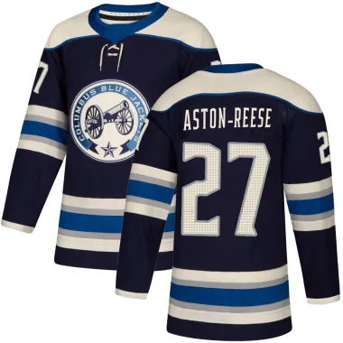 Authentic Zachary Aston-Reese Navy Columbus Blue Jackets Alternate Jersey - Men's